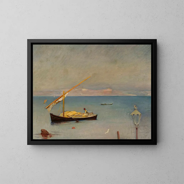 en el Bósforo - Jan Cybis — cuadro enmarcado en la pared