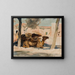 Camel of the Journey to Palestine - Jan Cybis — framed artwork on a wall