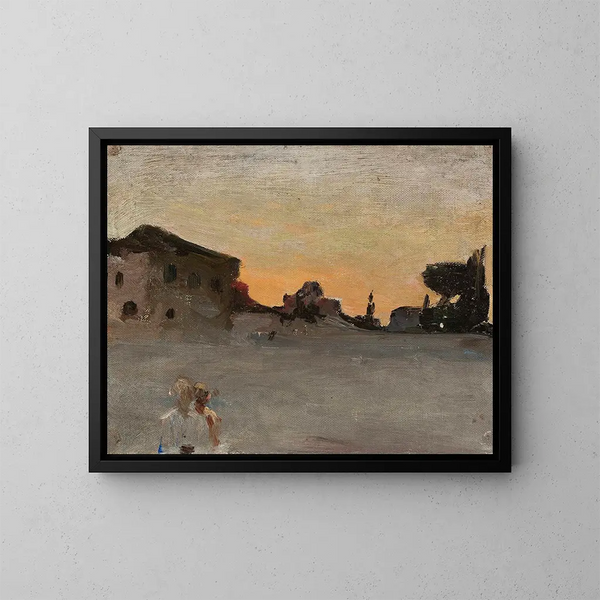 Corinthe lors du voyage en Grèce - Jan Cybis — cuadro enmarcado en la pared