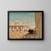 Corte del palacio de los maharajás - Jan Cybis — cuadro enmarcado en la pared