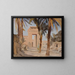 Entrada del templo de Karnak durante el viaje a Egipto - Jan Cybis — cuadro enmarcado en la pared