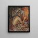 Fuego - Jan Cybis — cuadro enmarcado en la pared