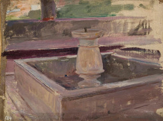 Jan Cigliski - Fountain in the khans palace in Bakhchisaray From the journey to Crimea.webp