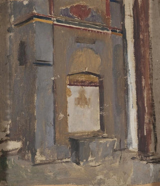 Jan Cigliski - Fountain in the khans palace in Bakhchisaray From the journey to Crimea between 1887 and 1899.webp