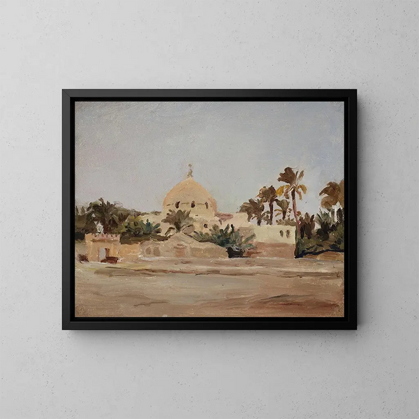 De El Cairo al viaje en Egipto - Jan Cybis — cuadro enmarcado en la pared