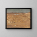 Cemetery in the desert during the journey in Egypt - Jan Cybis — framed artwork on a wall