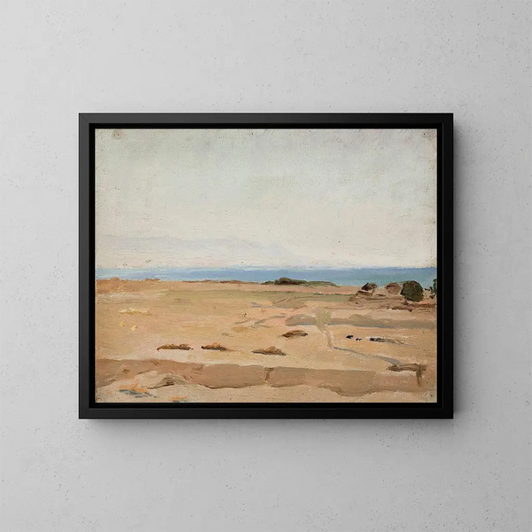 Corinth Gulf Painting - Jan Cybis — framed artwork on a wall