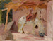 Caballo del viaje hacia el Turkestán - Jan Cybis — vista de la obra