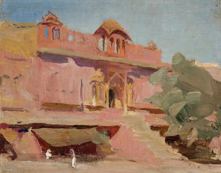 Jan Cigliski - Jaipur  buildings From the journey to India.webp