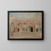 Cour de Kairouan dans la mosquée de l'Épée - Jan Cybis — framed artwork on a wall