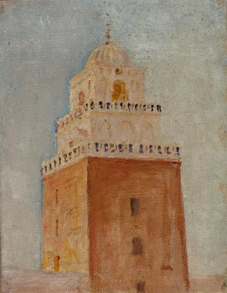 Jan Cigliski - Kairouan The Minaret of the Mosque of the Barber.webp