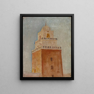 Jan Cigliski - Kairouan The Minaret of the Mosque of the Barber.webp