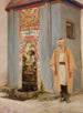 Un hombre del rincón junto a la fuente en Bakhchisaray del viaje a Crimea - Jan Cybis — vista de la obra