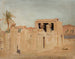 Banco de Luxor en el Nilo, del viaje a Egipto - Jan Cybis — vista de la obra