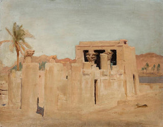 Jan Cigliski - Luxor  bank of the Nile From the journey to Egypt.webp