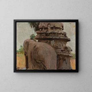 Jan Cigliski - Mahalipur  Pagoda carved in the rock From the journey to India.webp