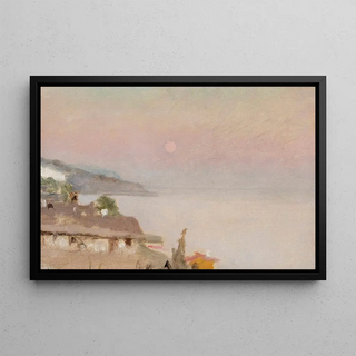 Jan Cigliski - Moonlit evening in Yalta From the journey to Crimea.webp