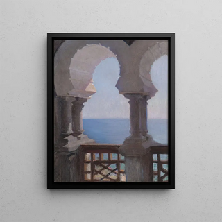 Jan Cigliski - Moorish porch of the BakhchiDere villa in Yalta From the journey to Crimea.webp