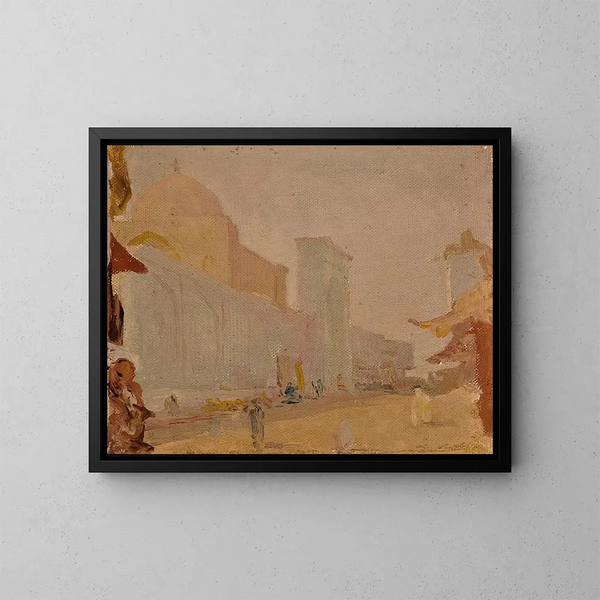 Vieux Tachkent, du voyage en Turkestan - Jan Cybis — framed artwork on a wall