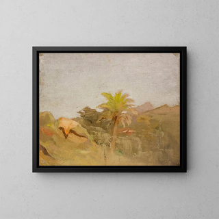 Jan Cigliski - Palm tree in Ceylon From the journey to India.webp