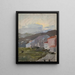 Porto Maurizia del viaje en Italia - Jan Cybis — cuadro enmarcado en la pared