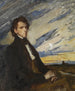 Retrato de Frédéric Chopin - Jan Cybis — vista de la obra
