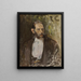 Retrato de M. Nelken - Jan Cybis — cuadro enmarcado en la pared