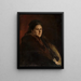 Retrato de la Sra. Karliska - Jan Cybis — cuadro enmarcado en la pared