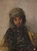 Retrato de una judía del viaje en Crimea - Jan Cybis — vista de la obra