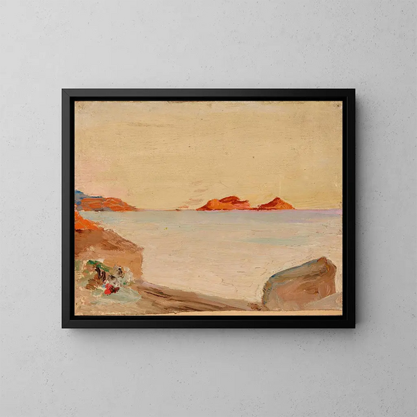 Raguse Painting - Jan Cybis — framed artwork on a wall