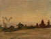 Paisaje nocturno lejano en la India - Jan Cybis — vista de la obra