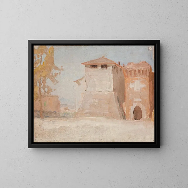 Rimini Painting - Jan Cybis — framed artwork on a wall