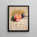 Rosa - Jan Cybis — cuadro enmarcado en la pared