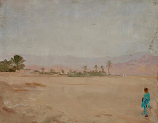 Desierto del Sahara - Jan Cybis — vista de la obra