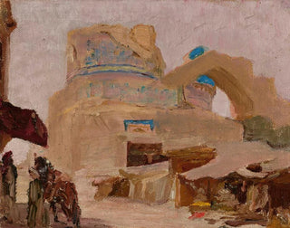Jan Cigliski - Samarkand  BibiKhanym tomb of Tamerlanes wife From the journey to Turkestan.webp