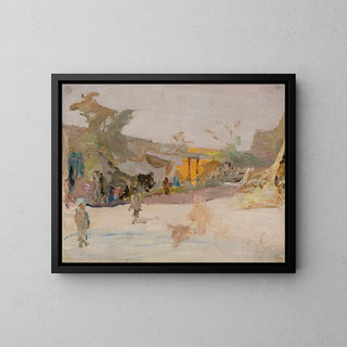 Jan Cigliski - Samarkand  marketplace From the journey to Turkestan.webp