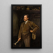 Self-portrait - Jan Cybis — framed artwork on a wall