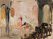 Boceto para la decoración de escena del Acto 2 de Parsifal - Jan Cybis — vista de la obra