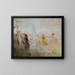 Esquisse para la pintura Procesión alrededor de la estatua de Venus de Milo - Jan Cybis — cuadro enmarcado en la pared