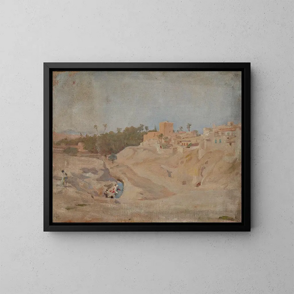 Spain Elche - Jan Cybis — framed artwork on a wall