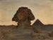 Esfinge a la luz de la luna, del viaje a Egipto - Jan Cybis — vista de la obra