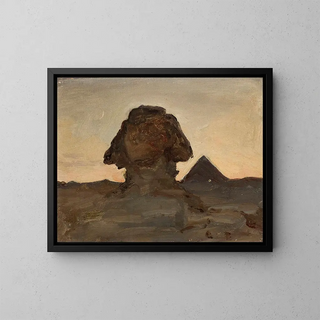 Jan Cigliski - Sphinx by the moonlight From the journey to Egypt.webp