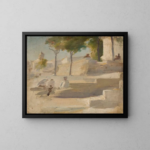 Study of the Journey in Crimea - Jan Cybis — framed artwork on a wall