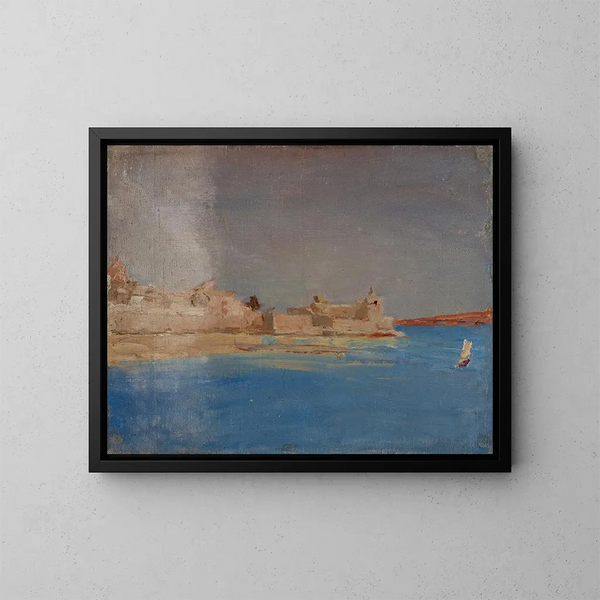 Syracuse - Jan Cybis — cuadro enmarcado en la pared