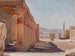 Templo del viaje en Egipto - Jan Cybis — vista de la obra