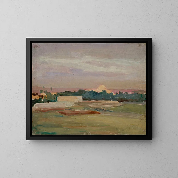The Sirocco - Jan Cybis — framed artwork on a wall