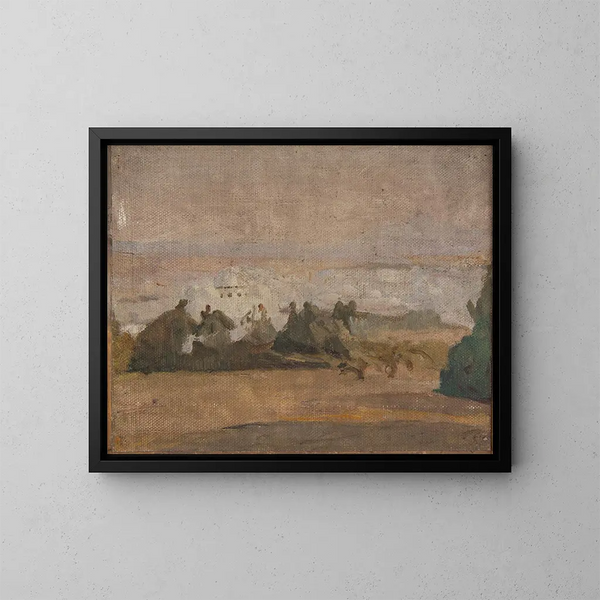 Tunis - Jan Cybis — framed artwork on a wall