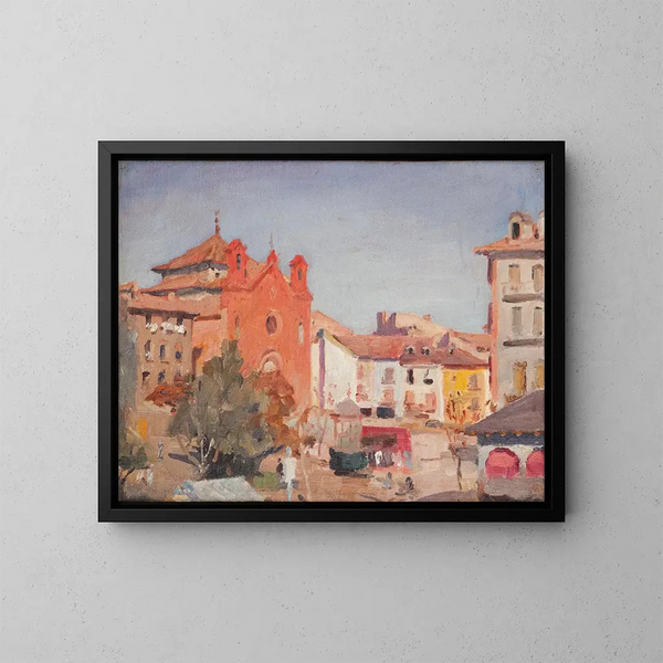 Valladolid - Jan Cybis — cuadro enmarcado en la pared