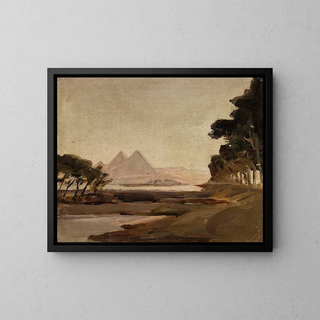 Jan Cigliski - View of the pyramids From the journey to Egypt.webp