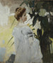 Paleta blanca - Jan Cybis — vista de la obra